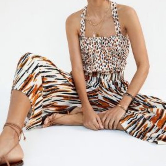 Brand New Daily Practice by Anthropologie 2-Piece Smocked Lounge Set - Picture 13 of 13